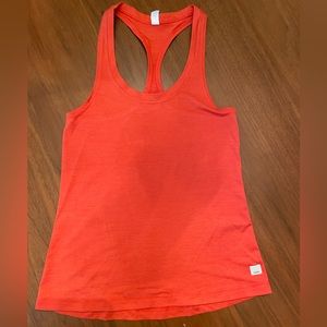 Vuori Orange Workout Tank